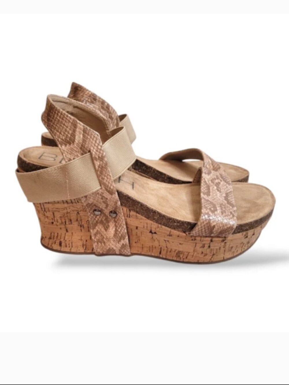 Beach Matisse Platform Wedge Sandals Size 9